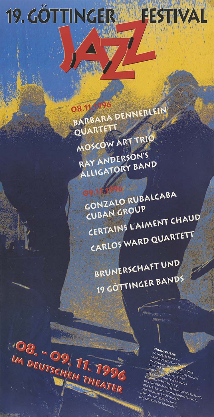 Jazzfest Plakat 1996