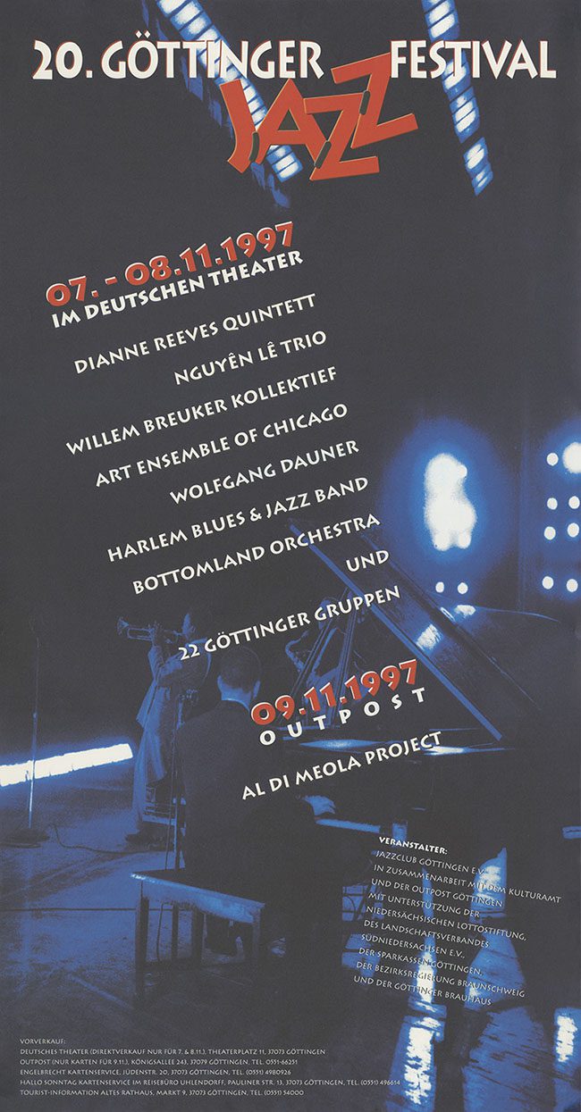 Jazzfest Plakat 1997