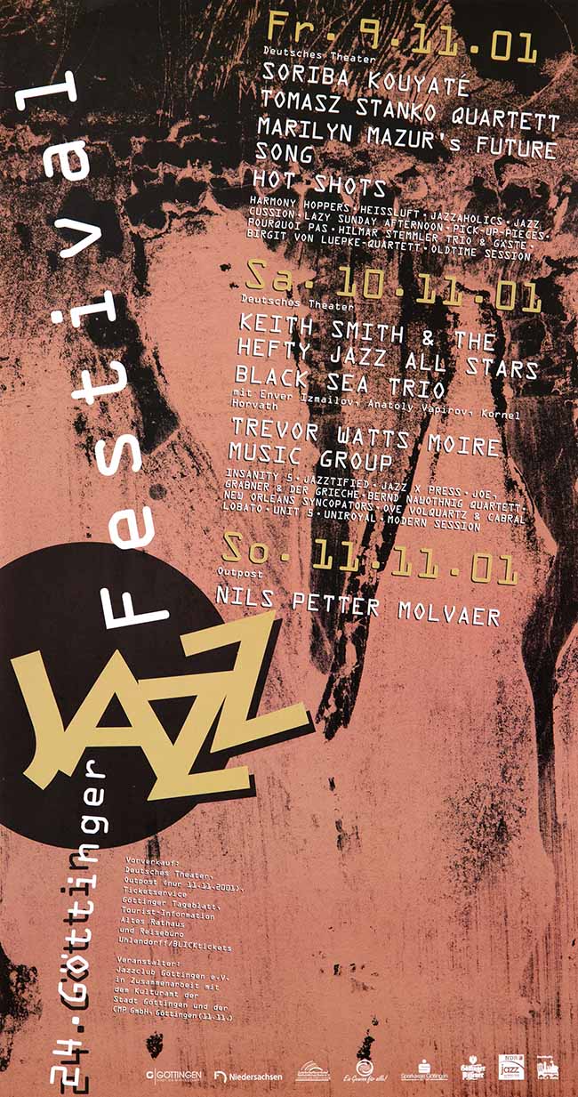 Jazzfest Plakat 2001