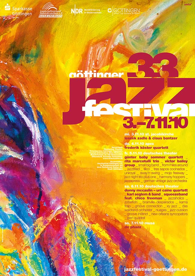 Jazzfest Plakat 2010