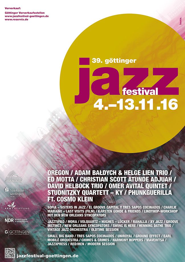 Jazzfest Plakat 2016